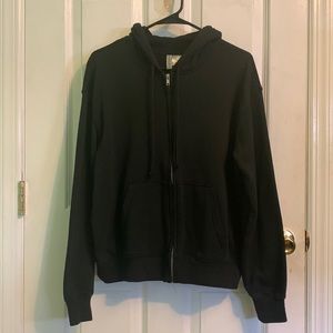 H&M Black Hooded Jacket